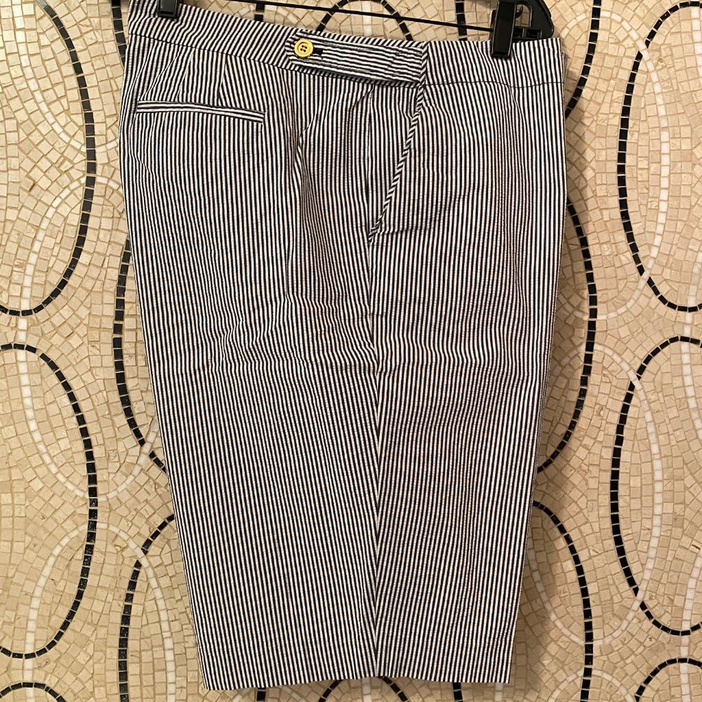 Women's JONES NEW YORK Signature Woman Sear-sucker shorts-Plus Size 20W